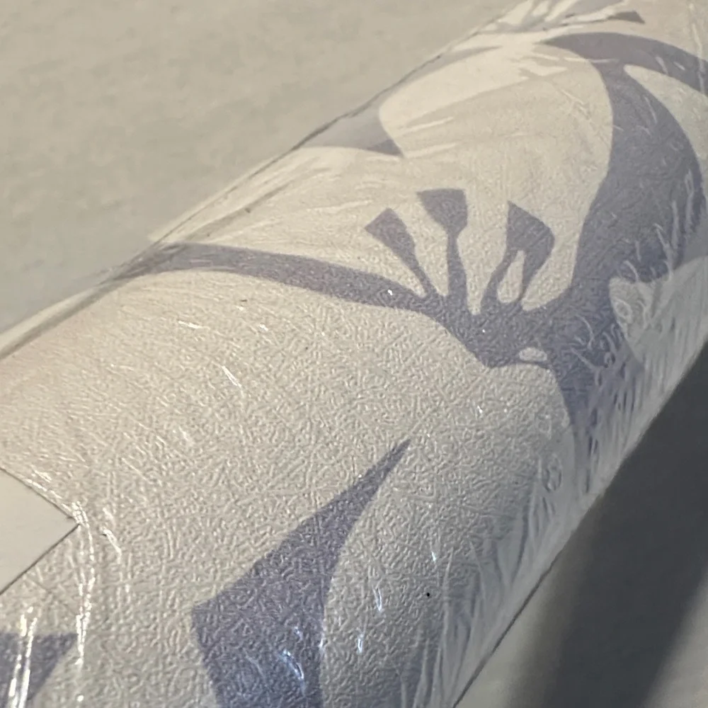 NWT, Heroad, Boho Blue and Beige, Peel and Stick WallPaper Roll